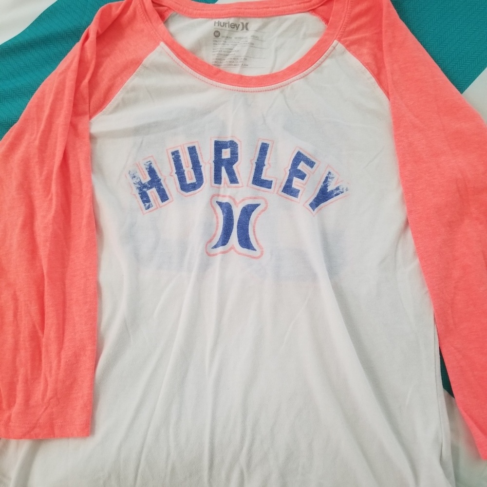 Ladies Hurley baseball style shirt